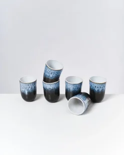 Motel a Miio Alcachofra Becher groß 6er-Set schwarzblau Sale