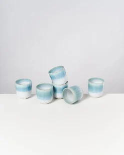 Motel a Miio Alcachofra Becher klein 6er-Set grünblau Best