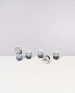 Motel a Miio Alcachofra Espressobecher schwarzblau 6er-Set Discount