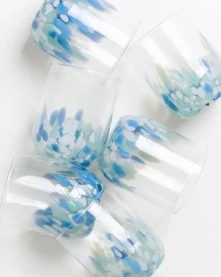 Motel a Miio Alegria Glas groß 6er-Set blau Outlet