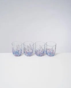Motel a Miio Alegria Glas groß 4er-Set lila blau Outlet