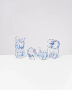 Motel a Miio Alegria Glas klein 6er-Set blau rosé Best