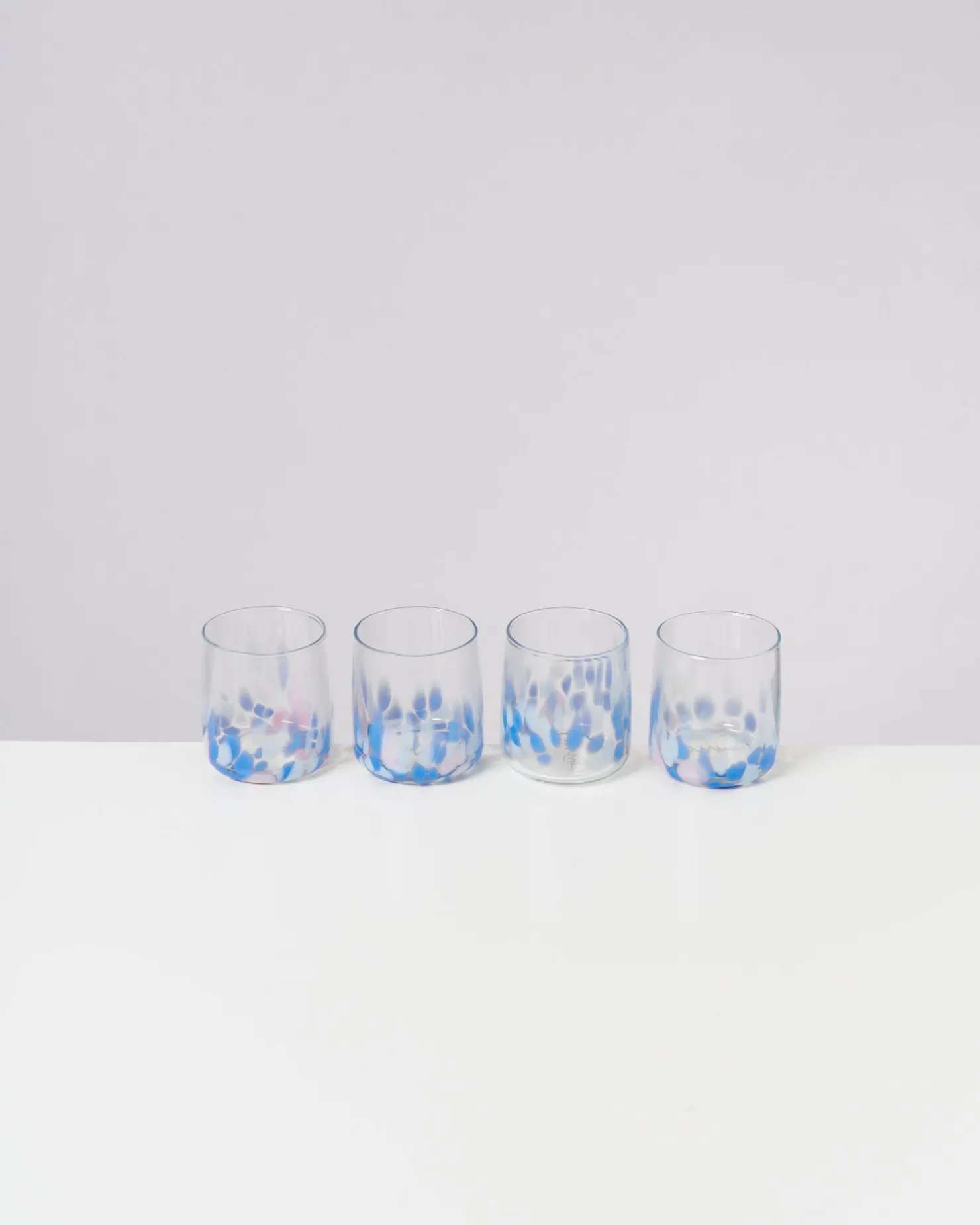 Motel a Miio Alegria Glas klein blau rosé Outlet