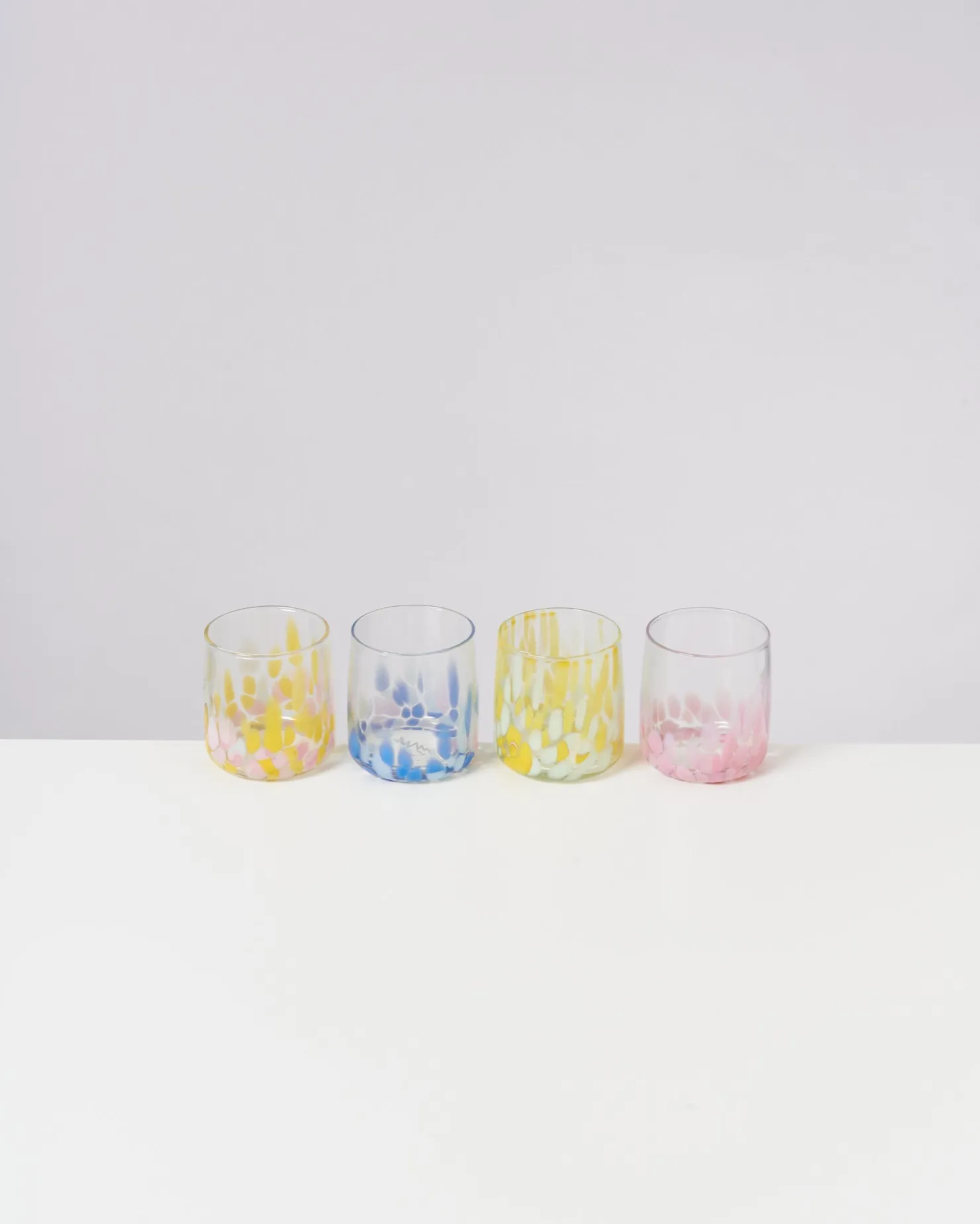 Motel a Miio Alegria Glas klein blau rosé Outlet