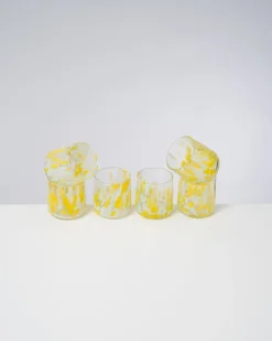 Motel a Miio Alegria Glas klein 6er-Set gelb sand Best