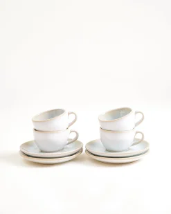 Motel a Miio Areia Espressotasse & Espressountertasse classic 4er-Set azur Online
