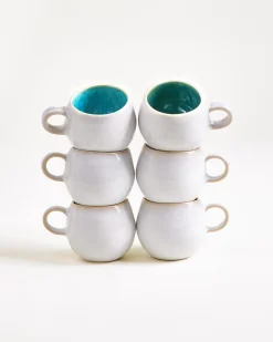Motel a Miio Areia Espressotasse 6er-Set aqua Clearance