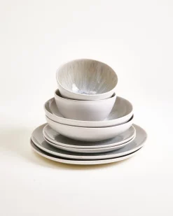 Motel a Miio Areia Geschirr-Set 8-teilig grau New