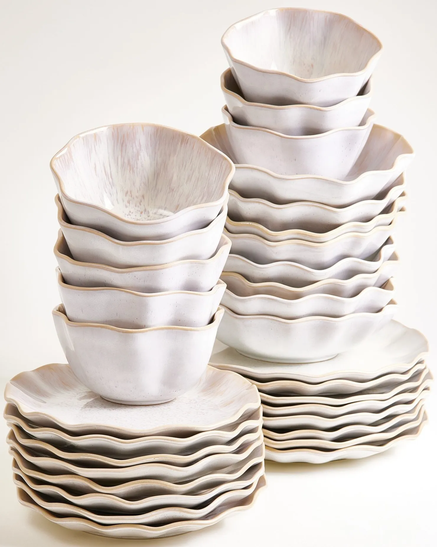 Motel a Miio Areia Geschirr-Set shell 32-teilig sand Clearance