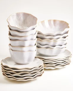 Motel a Miio Areia Geschirr-Set shell 24-teilig sand Outlet