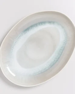 Motel a Miio Areia Servierplatte XL oval grau New