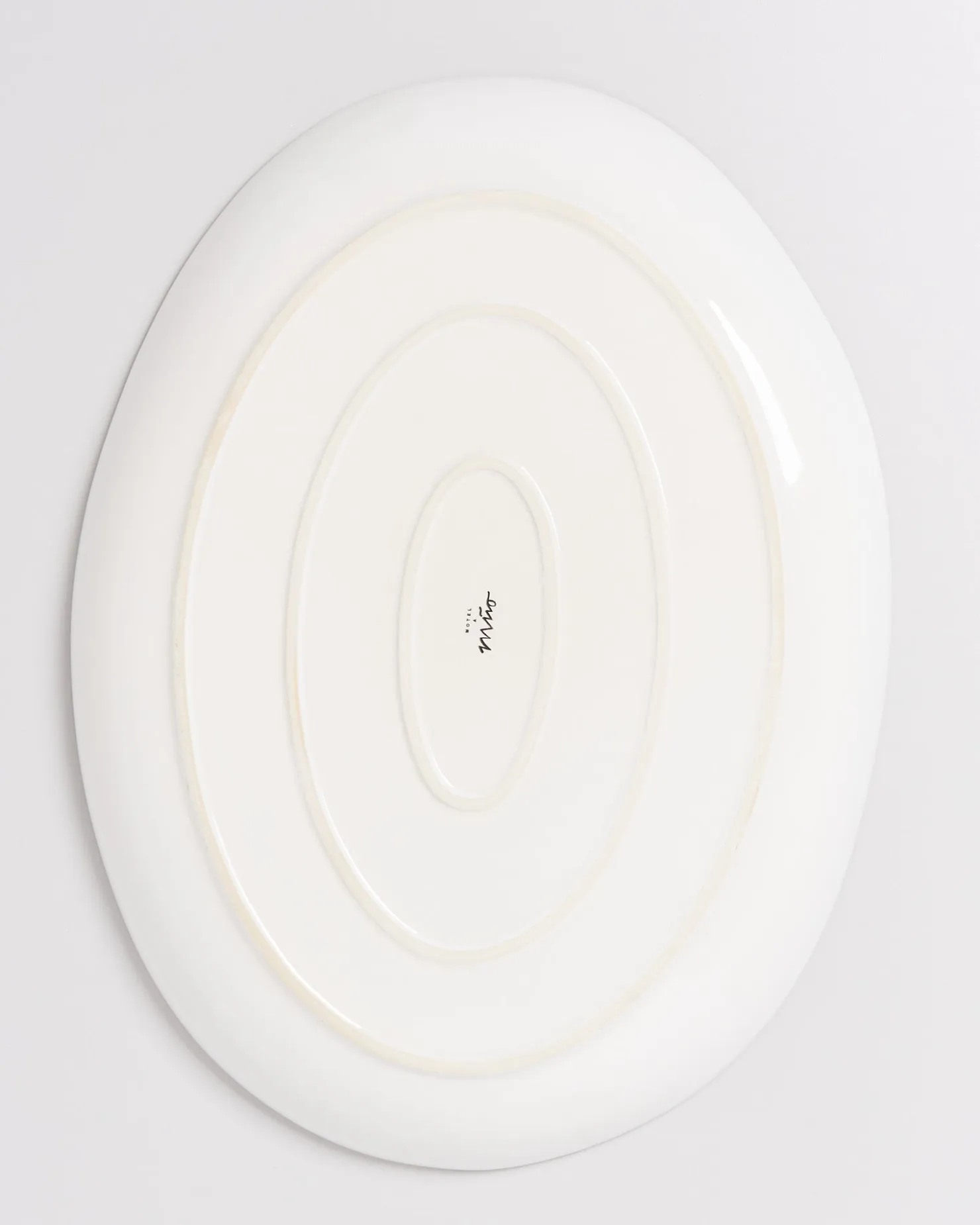 Motel a Miio Areia Servierplatte XL oval grau New