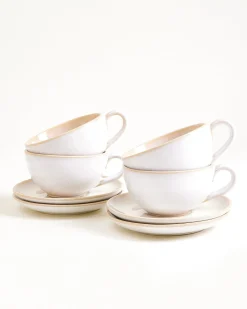 Motel a Miio Areia Teetasse & Untertasse groß classic 4er-Set sand Online
