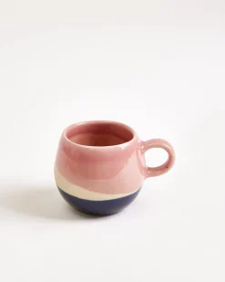 Motel a Miio Bica Espressotasse rosa sand dunkelblau 6er-Set New