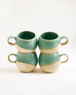 Motel a Miio Bica Tasse klein 4er-Set hellgrün sand Sale