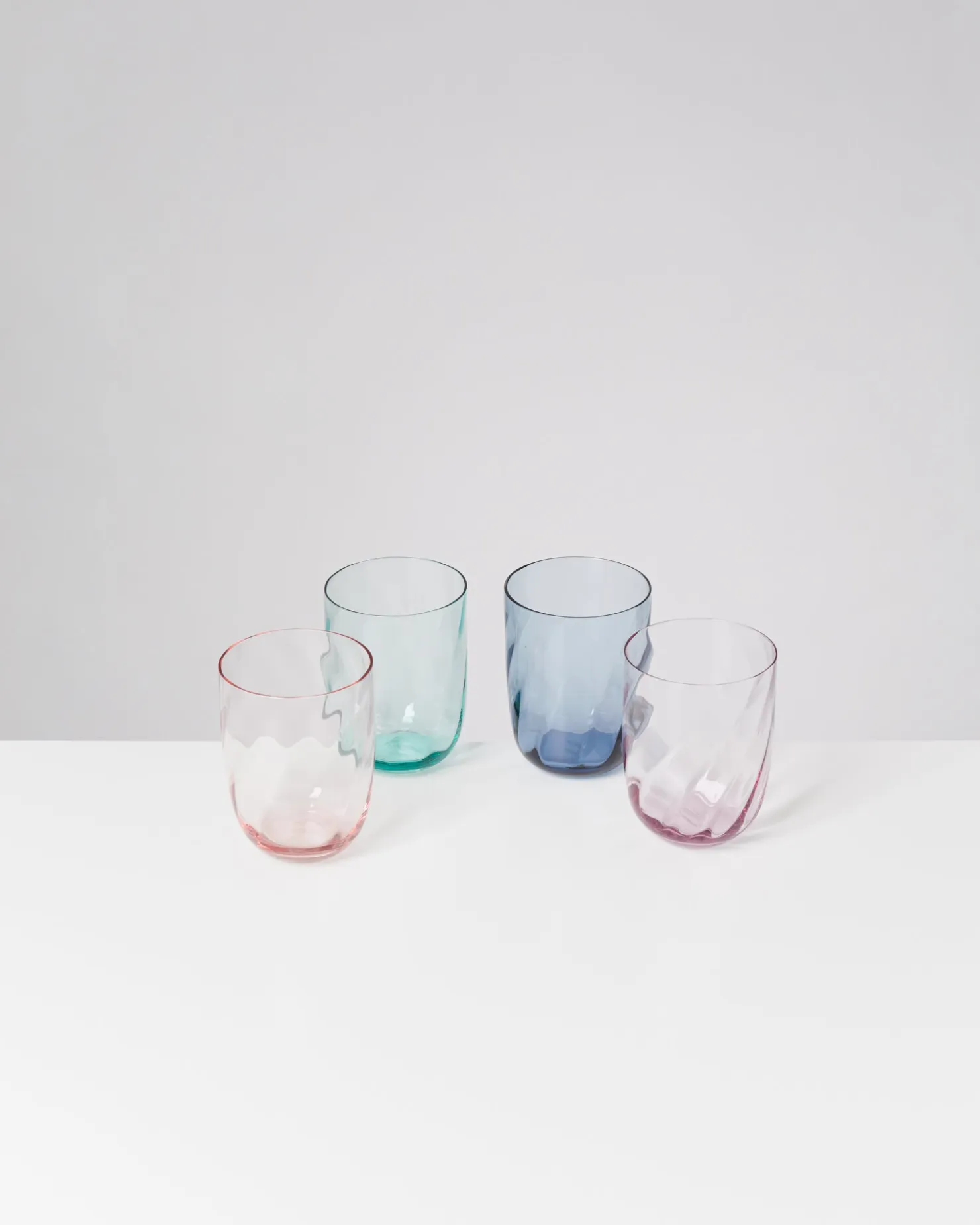 Motel a Miio Calma Glas groß swirl lila Clearance