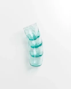 Motel a Miio Calma Glas klein swirl 4er-Set grün Online
