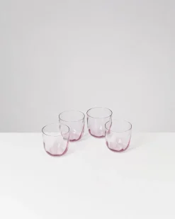 Motel a Miio Calma Glas klein swirl 4er-Set lila Outlet
