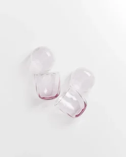 Motel a Miio Calma Glas klein swirl 4er-Set lila Outlet