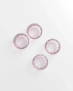Motel a Miio Calma Glas klein swirl 4er-Set lila Outlet