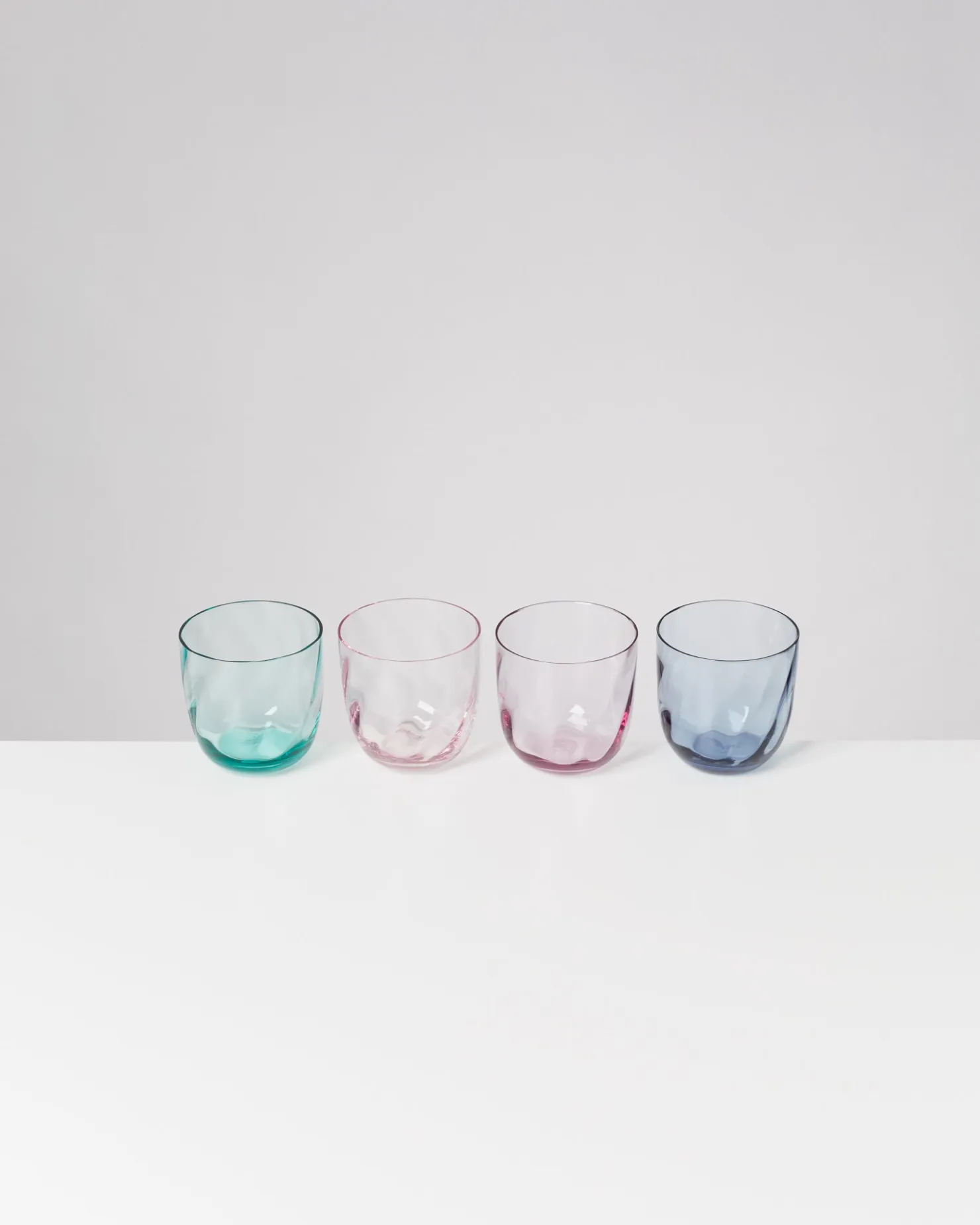 Motel a Miio Calma Glas klein swirl mix 4er-Set Outlet