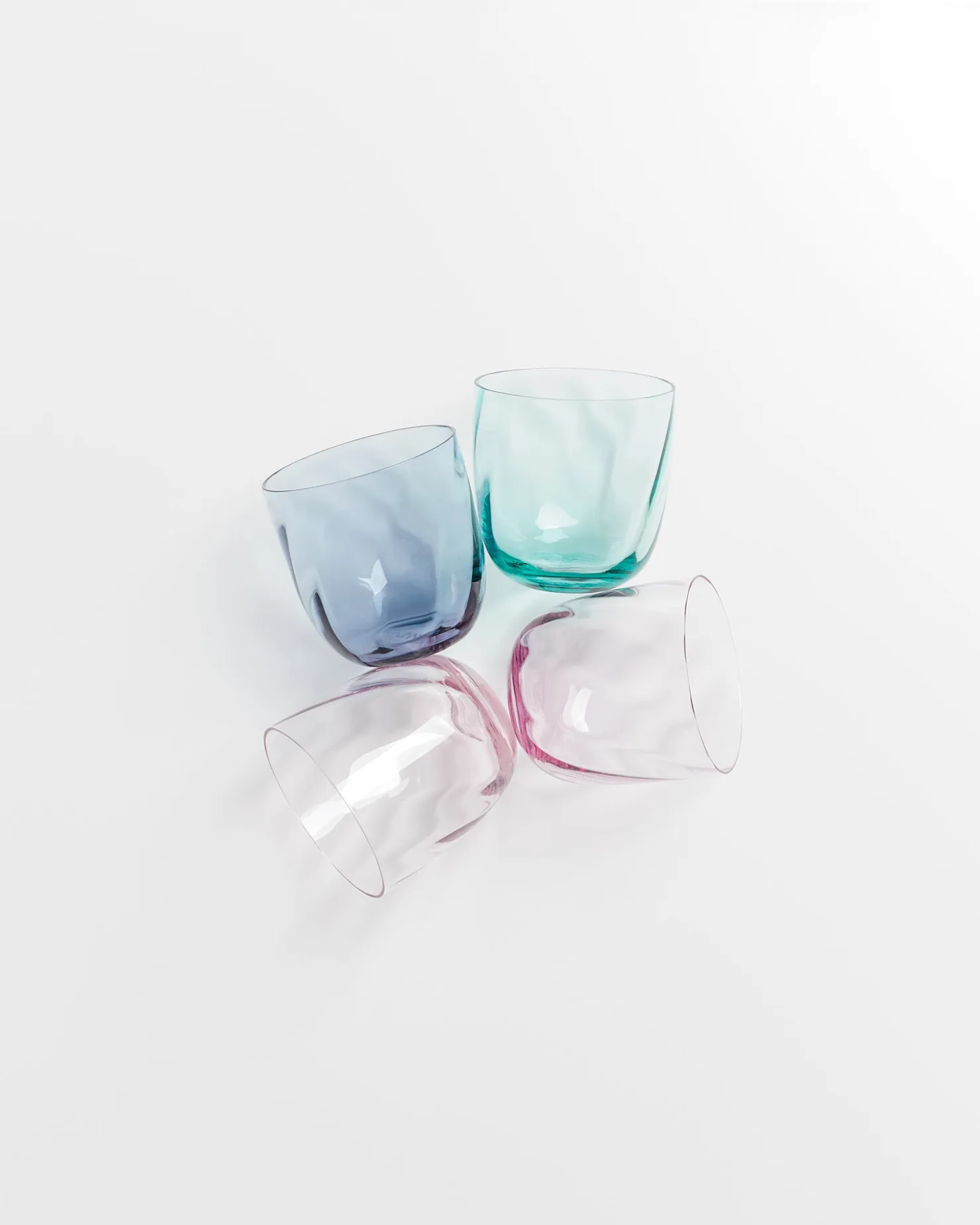 Motel a Miio Calma Glas klein swirl mix 4er-Set Outlet