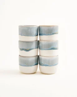 Motel a Miio Coimbra Becher klein 6er-Set graublau