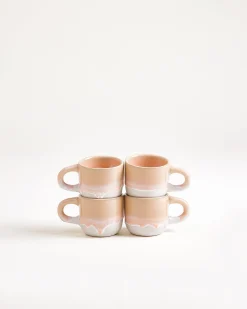 Motel a Miio Coimbra Espressotasse 4er-Set apricot Hot