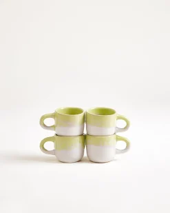 Motel a Miio Coimbra Espressotasse 4er-Set lime Sale