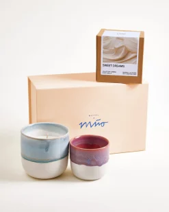 Motel a Miio Coimbra Geschenk-Set lila graublau 3-teilig Hot