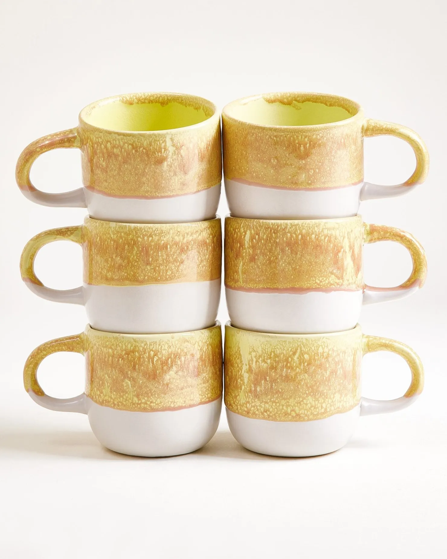 Motel a Miio Coimbra Tasse groß 6er-Set gelb Outlet