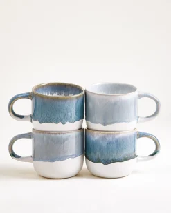 Motel a Miio Coimbra Tasse groß 4er-Set graublau