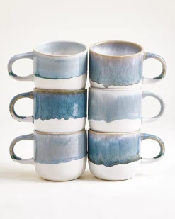 Motel a Miio Coimbra Tasse groß 6er-Set graublau Hot