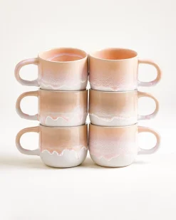 Motel a Miio Coimbra Tasse klein 6er-Set apricot Sale