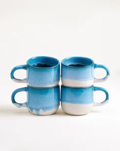 Motel a Miio Coimbra Tasse klein 4er-Set türkis Sale