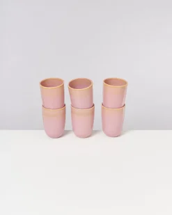 Motel a Miio Copa Alto Becher groß 6er-Set gelb rosé Sale