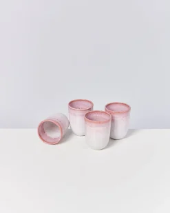 Motel a Miio Copa Alto Becher groß rosa weiß Hot