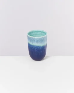 Motel a Miio Copa Alto Becher groß 4er-Set türkis dunkelblau