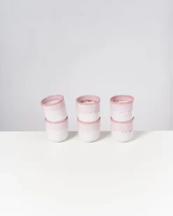 Motel a Miio Copa Alto Becher klein rosa weiß