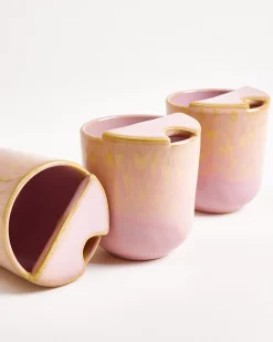 Motel a Miio Copa Alto Becher klein To-Go gelb rosé