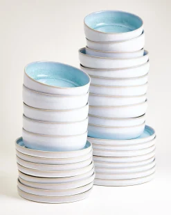 Motel a Miio Cordoama Geschirr-Set 32-teilig aqua Discount