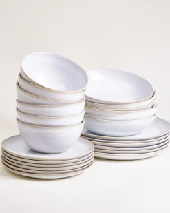 Motel a Miio Cordoama Geschirr-Set classic 24-teilig weiß Discount