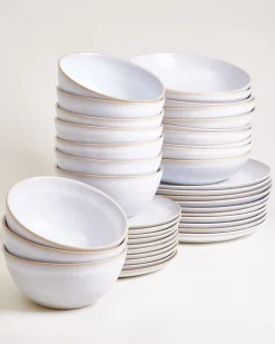 Motel a Miio Cordoama Geschirr-Set classic 40-teilig weiß Discount