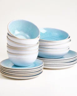 Motel a Miio Cordoama Geschirr-Set classic 24-teilig aqua Sale