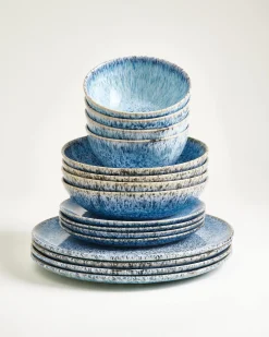 Motel a Miio Cordoama Geschirr-Set classic 16-teilig blau Best
