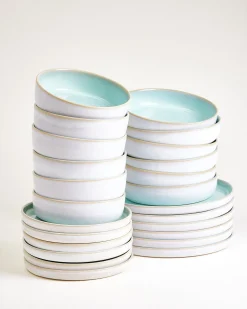 Motel a Miio Cordoama Geschirr-Set 24-teilig mint Sale