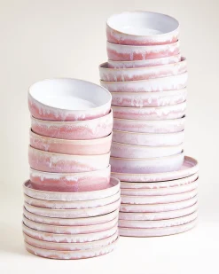 Motel a Miio Cordoama Geschirr-Set 32-teilig rosé New