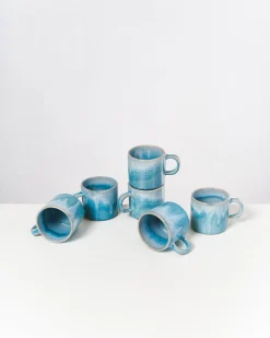 Motel a Miio Cordoama Tasse klein classic 6er-Set aqua Outlet