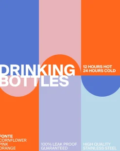 Motel a Miio Fonte Trinkflasche orange Best