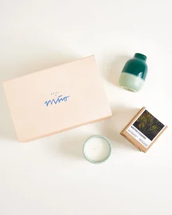 Motel a Miio Geschenk-Set Winter Forest dunkelgrün mint 3-teilig Discount